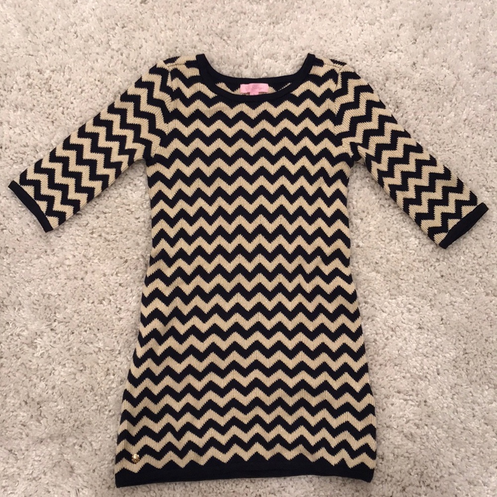 Lilly Pulitzer Sweater 3/4 Sleeve Dress
